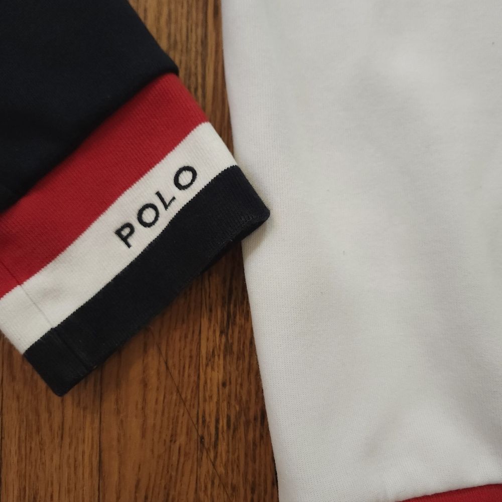 Polo Ralph Lauren Winter Spring Stadium Games 1992 Hoodie Mens Size M RARE - Picture 11 of 14